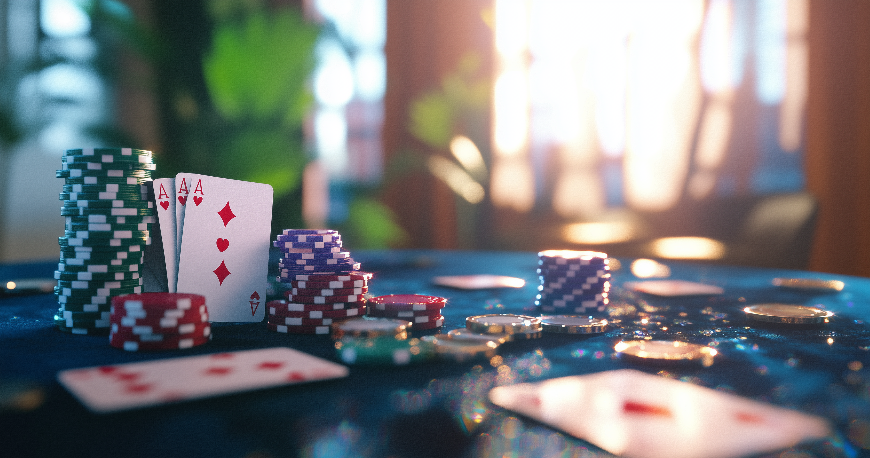 Online casino interface with a variety of game options 